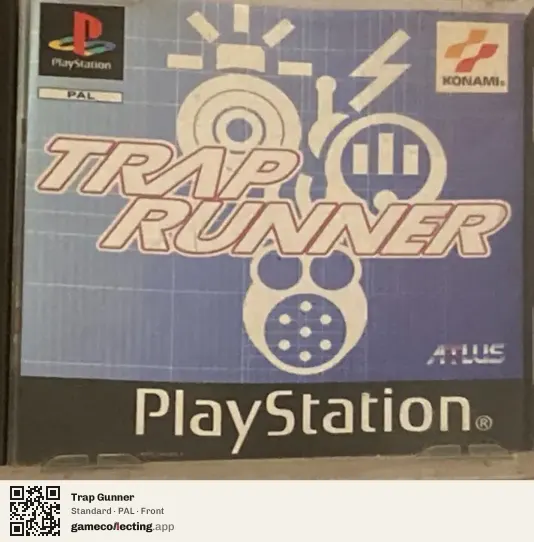 Trap Gunner PlayStation, PAL box front