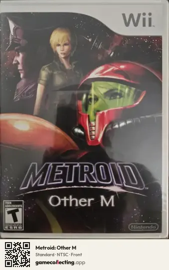 Metroid: Other M Nintendo Wii, NTSC box front