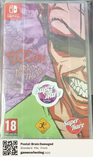 Postal: Brain Damaged Nintendo Switch, PAL box front