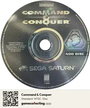Command & Conquer Sega Saturn, NTSC disc