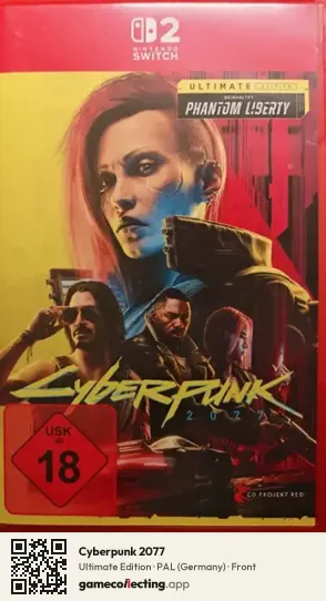 Cyberpunk 2077 Nintendo Switch 2, Germany box front