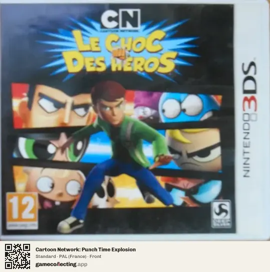 Cartoon Network: Punch Time Explosion Nintendo 3DS, France box front