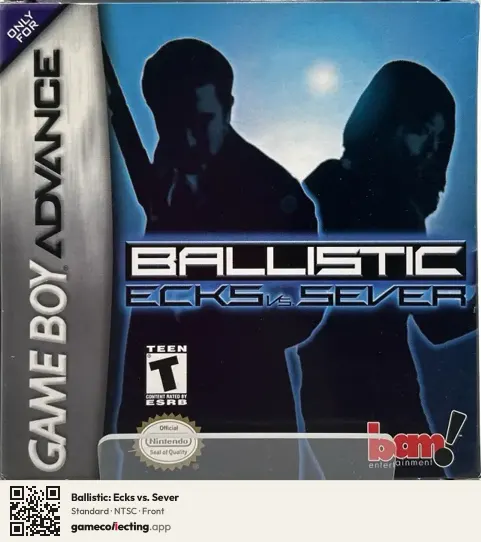 Ballistic: Ecks vs. Sever Game Boy Advance, NTSC box front