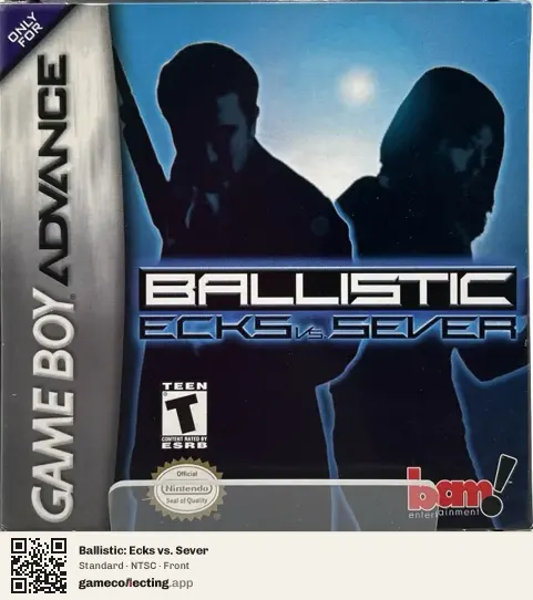 Ballistic: Ecks vs. Sever Game Boy Advance, NTSC box front