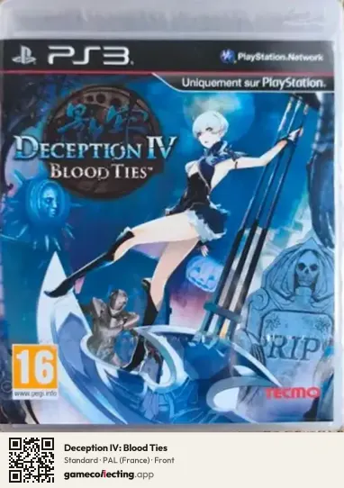 Deception IV: Blood Ties PlayStation 3, France box front