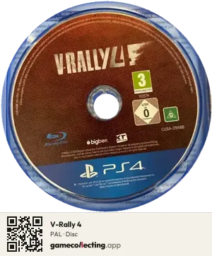 V-Rally 4 PlayStation 4, PAL disc