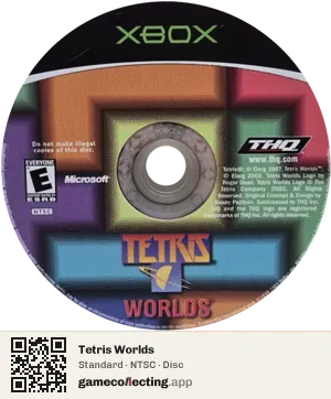 Tetris Worlds Xbox, NTSC disc