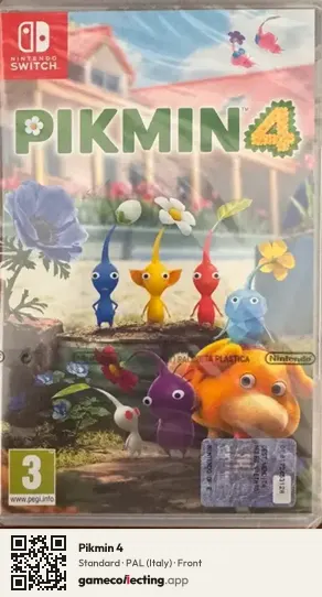Pikmin 4 Nintendo Switch, Italy box front