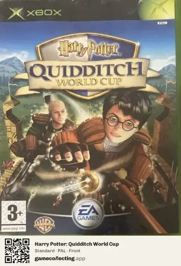 Harry Potter: Quidditch World Cup Xbox, PAL box front