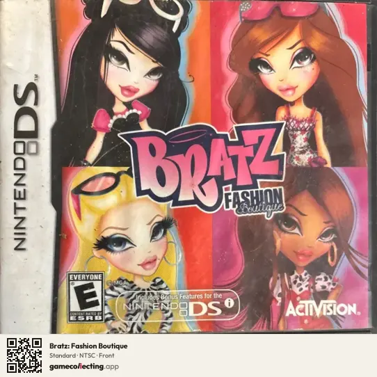 Bratz: Fashion Boutique Nintendo DS, NTSC box front