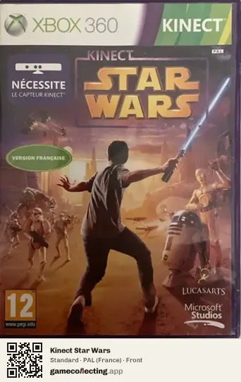 Kinect Star Wars Xbox 360, France box front