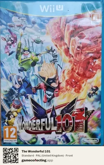 The Wonderful 101 Nintendo Wii U, United Kingdom box front
