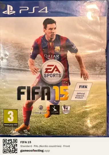 FIFA 15 PlayStation 4, Nordic countries box front
