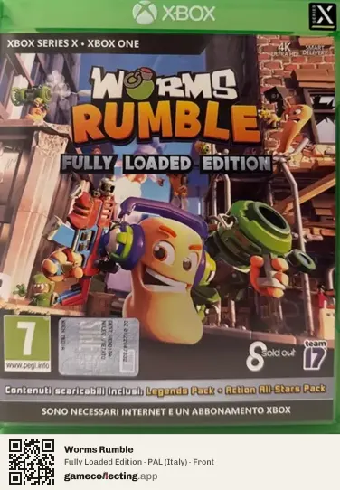Worms Rumble Xbox Series X, Italy box front