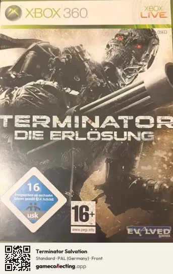 Terminator Salvation Xbox 360, Germany box front