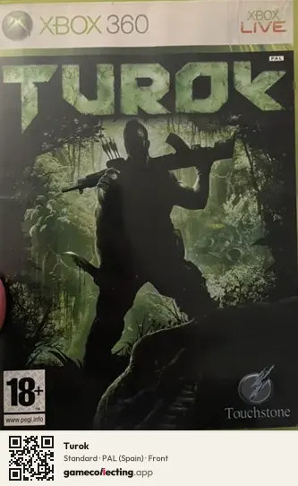 Turok Xbox 360, Spain box front