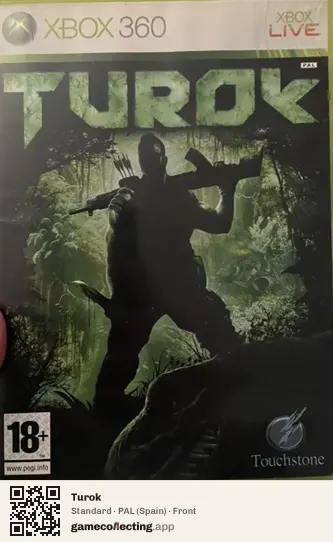 Turok Xbox 360, Spain box front