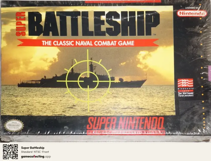Super Battleship Super Nintendo Entertainment System, NTSC box front