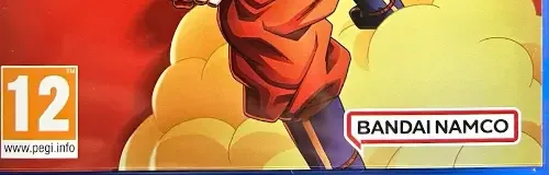 Dragon Ball Z: Kakarot, the PEGI square on its front