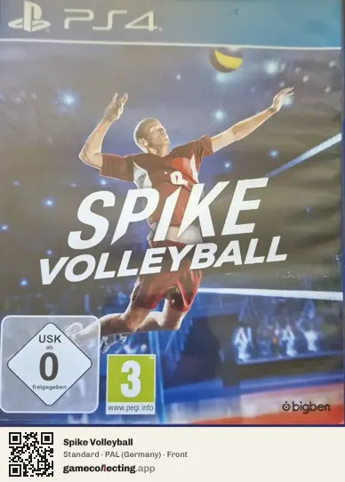 Spike Volleyball PlayStation 4, Germany box front