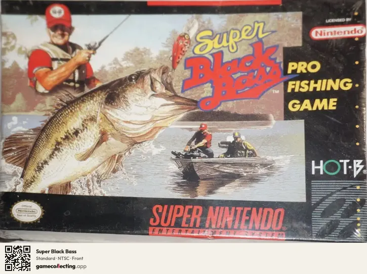 Super Black Bass Super Nintendo Entertainment System, NTSC box front