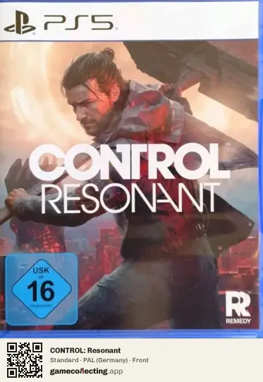 CONTROL: Resonant PlayStation 5, Germany box front