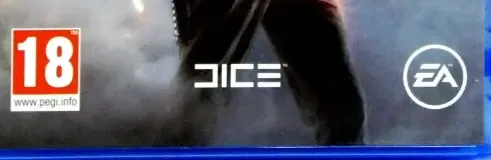 Battlefield 1, the PEGI square on its front