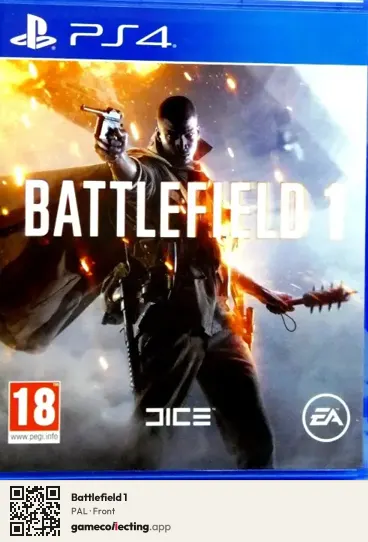 Battlefield 1 PlayStation 4, PAL box front