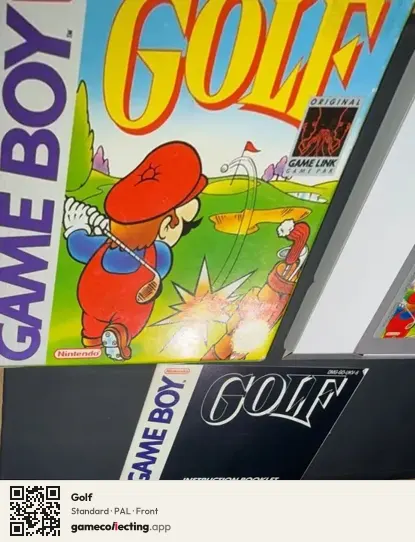 Golf Game Boy, PAL box front