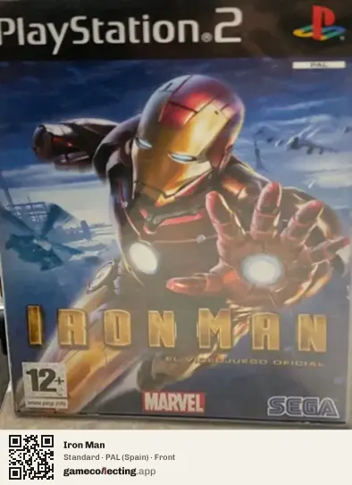 Iron Man PlayStation 2, Spain box front