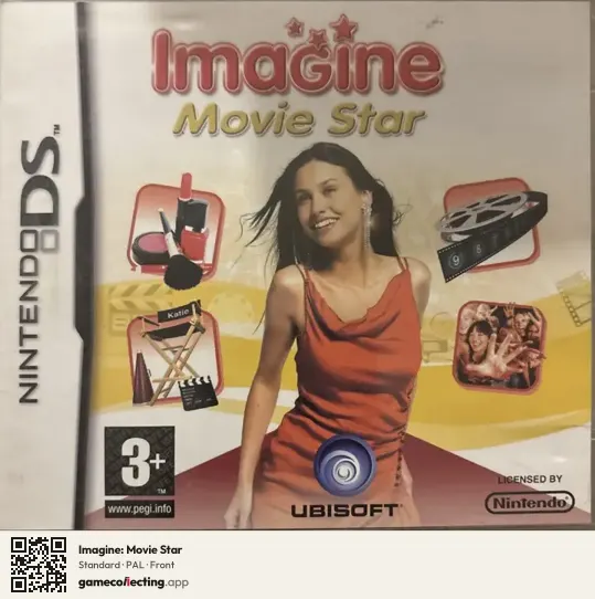 Imagine: Movie Star Nintendo DS, PAL box front