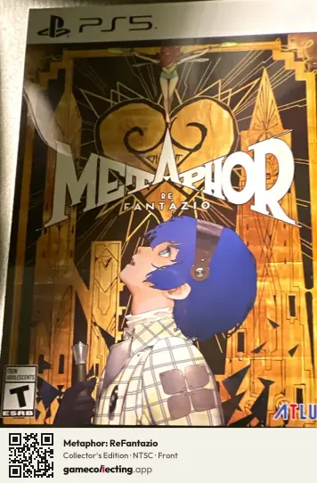 Metaphor: ReFantazio PlayStation 5, NTSC box front