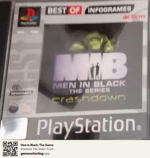 Men in Black: The Game PlayStation, Italy box front