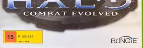 Halo: Combat Evolved, the BBFC circle on its front