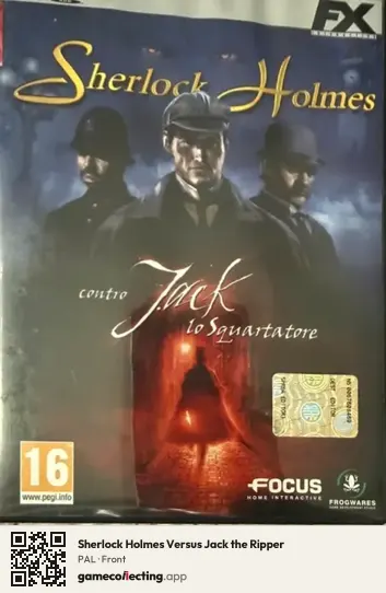 Sherlock Holmes Versus Jack the Ripper Computer, PAL box front