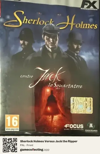 Sherlock Holmes Versus Jack the Ripper Computer, PAL box front