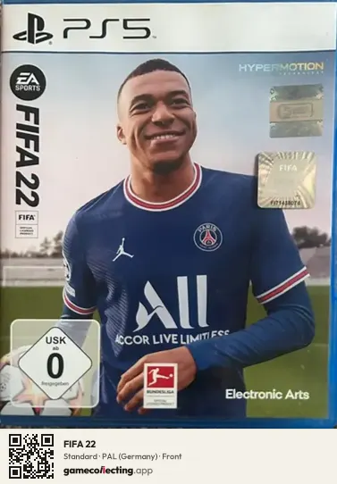 FIFA 22 PlayStation 5, Germany box front