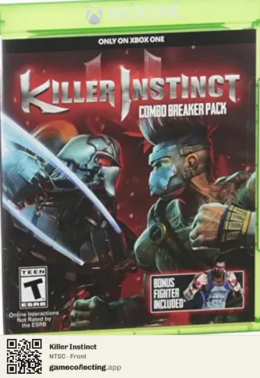 Killer Instinct Xbox One, NTSC box front