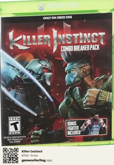 Killer Instinct Xbox One, NTSC box front