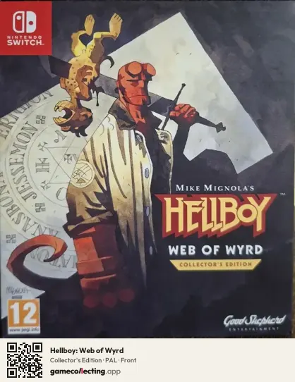 Hellboy: Web of Wyrd Nintendo Switch, PAL box front