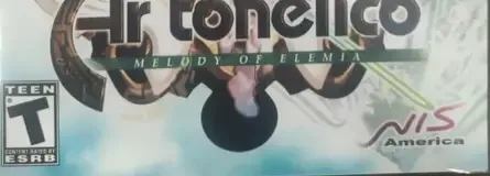 Ar tonelico: Melody of Elemia, the ESRB box on its front