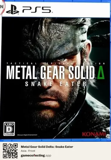 Metal Gear Solid Delta: Snake Eater PlayStation 5, Asia box front