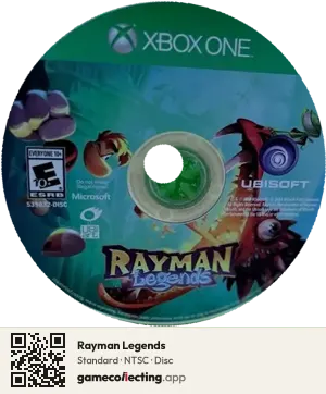 Rayman Legends Xbox One, NTSC disc