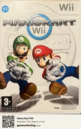 Mario Kart Wii Nintendo Wii, Spain box front