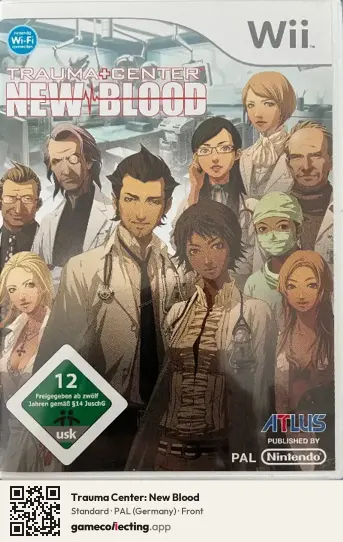 Trauma Center: New Blood Nintendo Wii, Germany box front