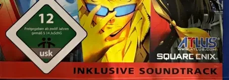 Persona 4, the USK square on its front