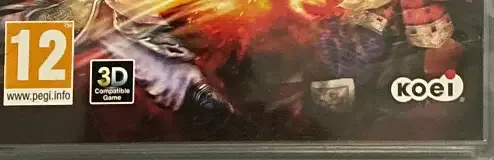 Warriors Orochi 3, the PEGI square on its front