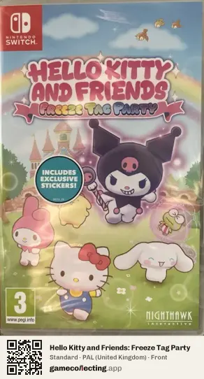 Hello Kitty and Friends: Freeze Tag Party Nintendo Switch, United Kingdom box front