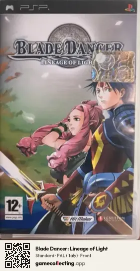 Blade Dancer: Lineage of Light PlayStation Portable, Italy box front