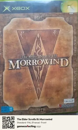 The Elder Scrolls III: Morrowind Xbox, France box front
